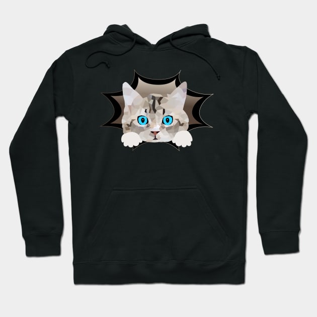 Cute cat kitty kitten Hoodie by Kingluigi